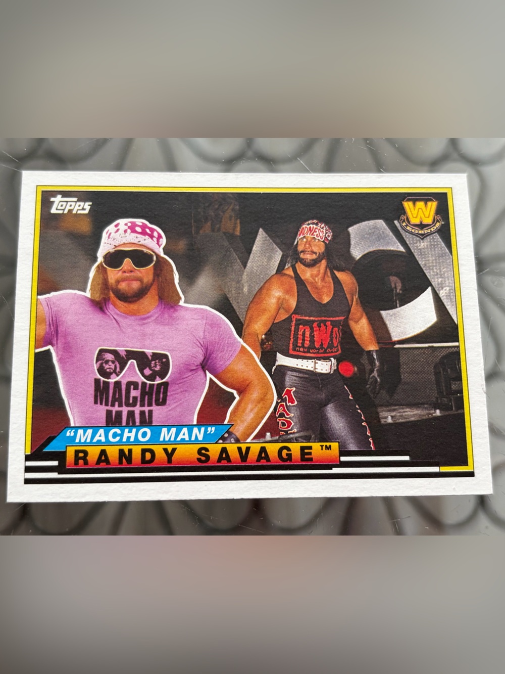 🔥NOW $3🔥 Macho Man Randy Savage 2018 Topps WWE Wrestling Card